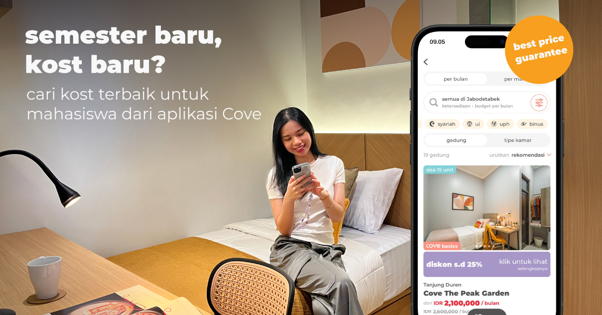 Riset Cove 63 Persen Mahasiswa Pilih Kost Dalam Kurang dari Sebulan, Berkat Media Sosial
