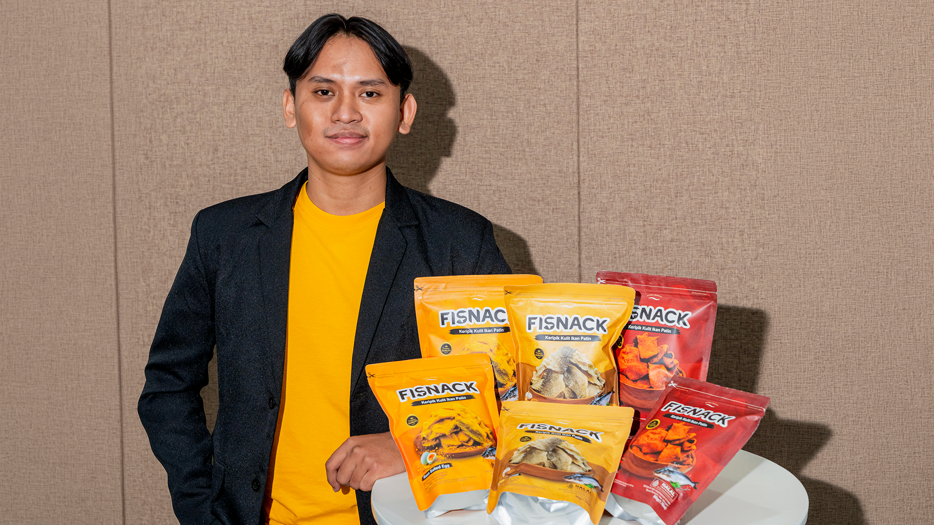Moch Denta Baihaqi, Founder Fisnack sebagai juara 1 J&T Super Seller